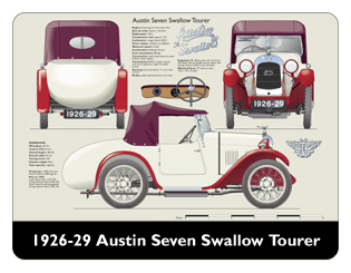 Austin Seven Swallow 1926-29 Mouse Mat